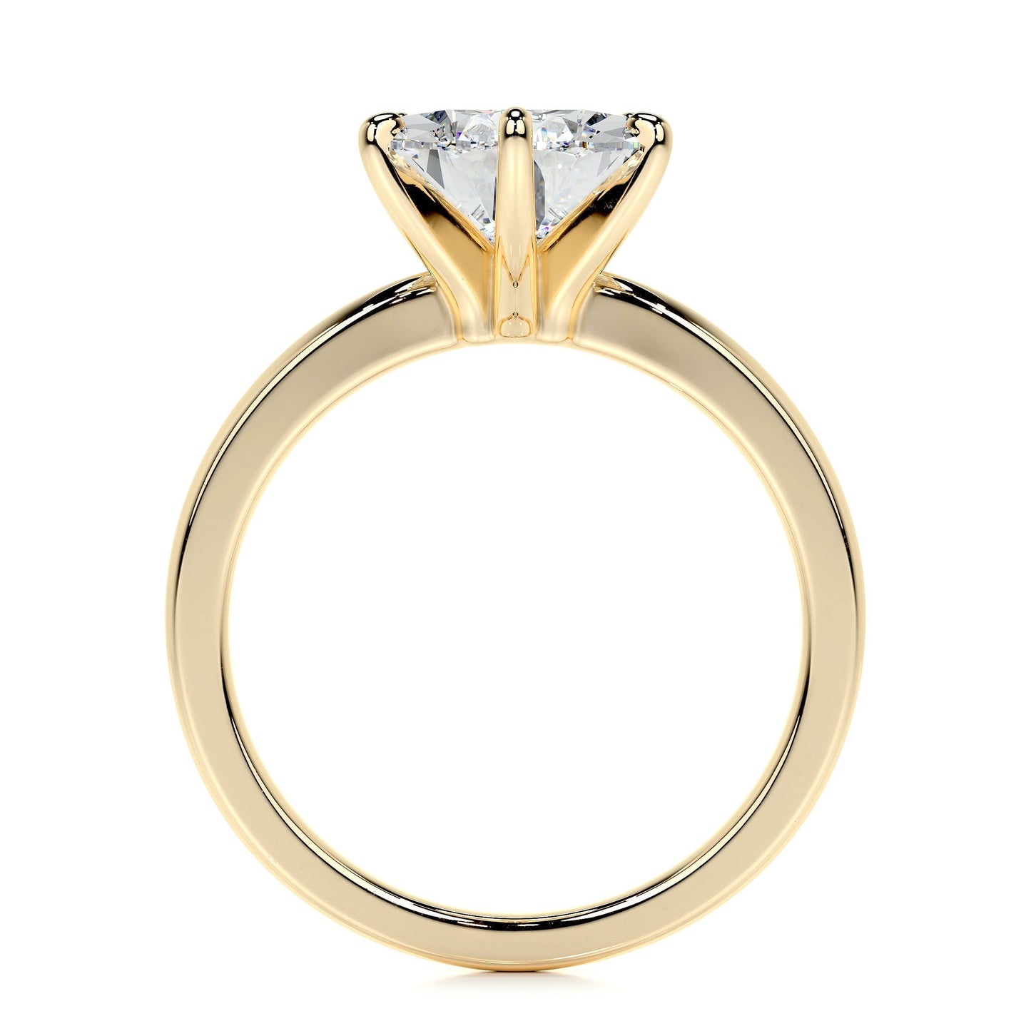 5.0 CT Pear Solitaire CVD F/VS2 Diamond Engagement Ring 9