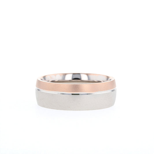 Satin-Finish Two Tone Regular Men's Band 2