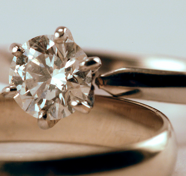 How Do You Wear a Wedding Band with an Engagement Ring?
