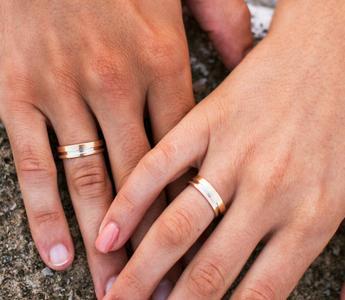 How to Wear an Engagement Ring and Wedding Band