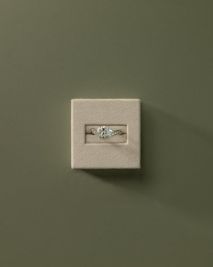 Round Halo, Pave & Split Shank Engagement Ring – 1.93 CT Lab Grown Diamond