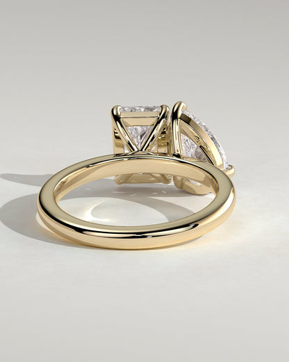 Round Halo, Pave & Split Shank Engagement Ring – 1.93 CT Lab Grown Diamond