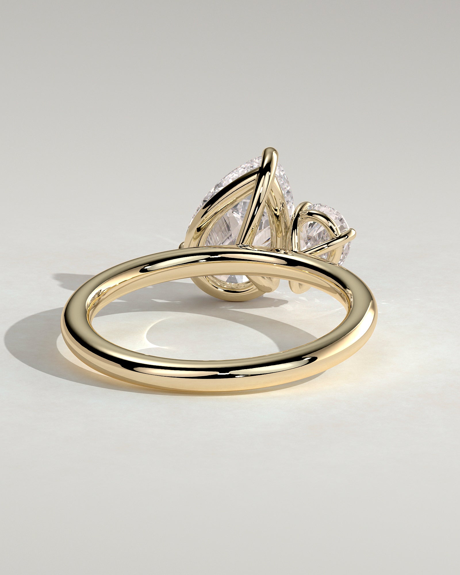 Round Halo, Pave & Split Shank Engagement Ring – 1.93 CT Lab Grown Diamond