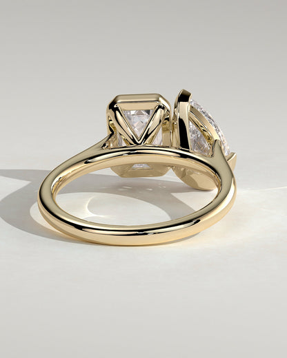 Round Halo, Pave & Split Shank Engagement Ring – 1.93 CT Lab Grown Diamond