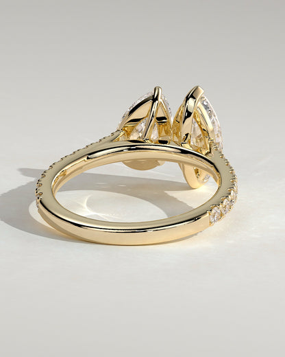 Round Halo, Pave & Split Shank Engagement Ring – 1.93 CT Lab Grown Diamond