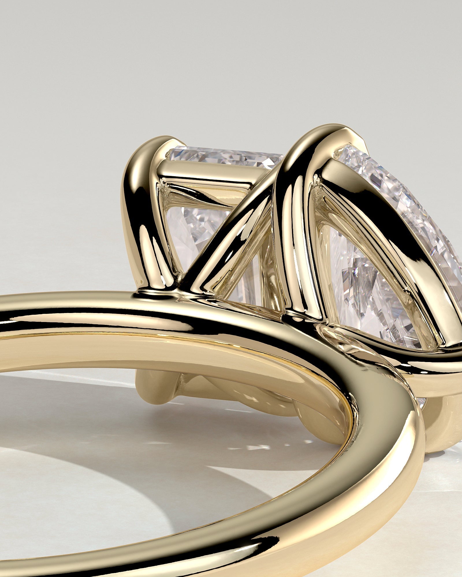 Round Halo, Pave & Split Shank Engagement Ring – 1.93 CT Lab Grown Diamond