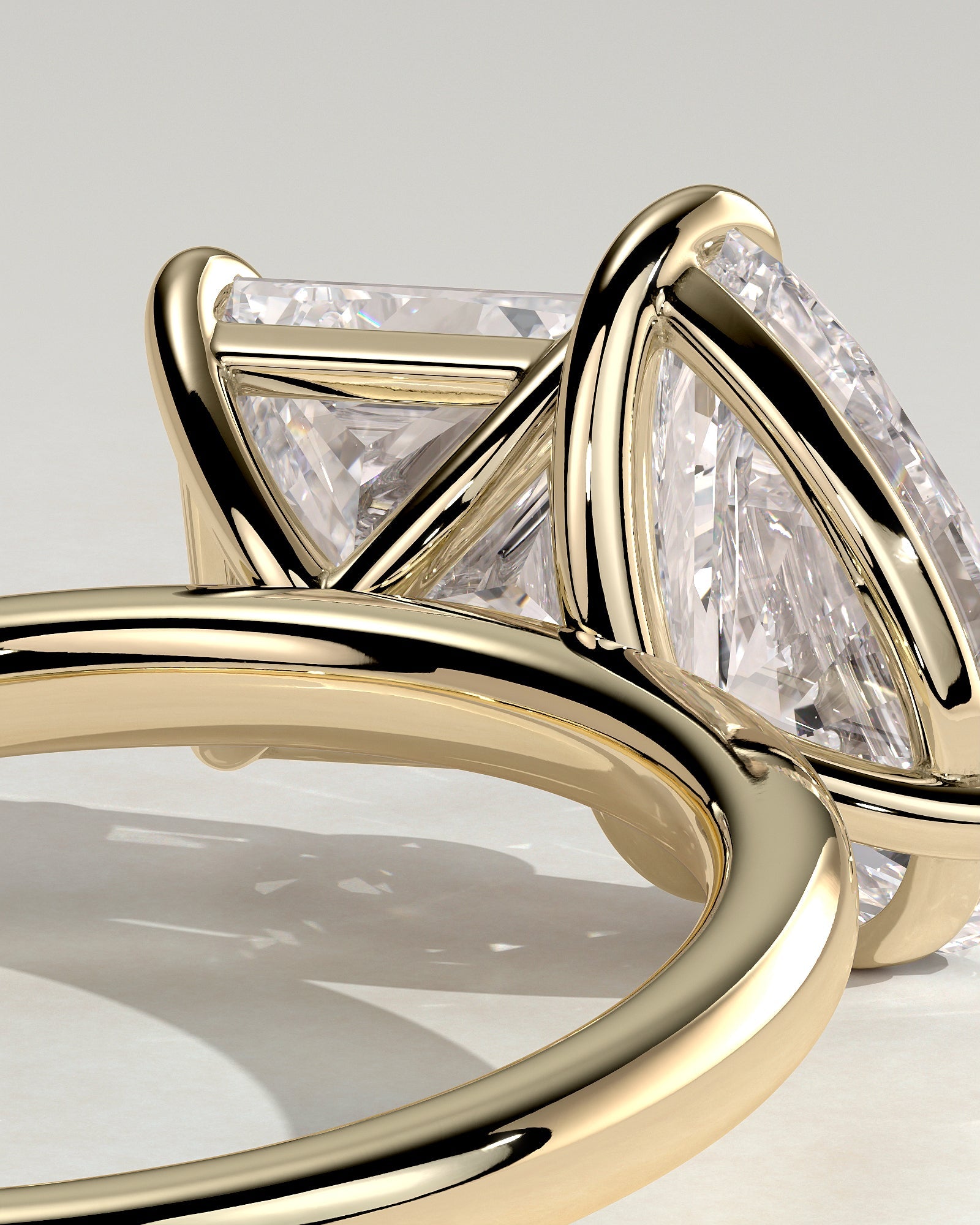 Round Halo, Pave & Split Shank Engagement Ring – 1.93 CT Lab Grown Diamond