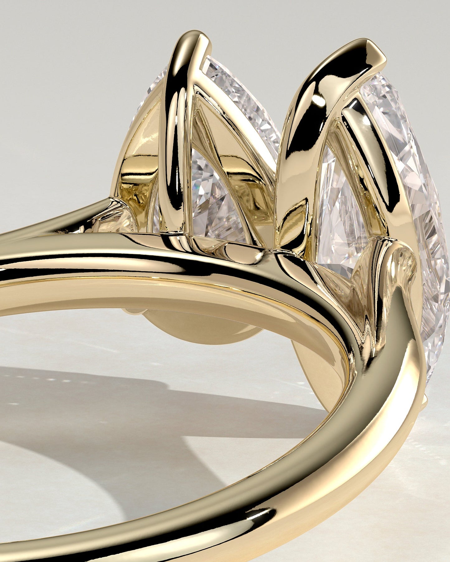 Round Halo, Pave & Split Shank Engagement Ring – 1.93 CT Lab Grown Diamond