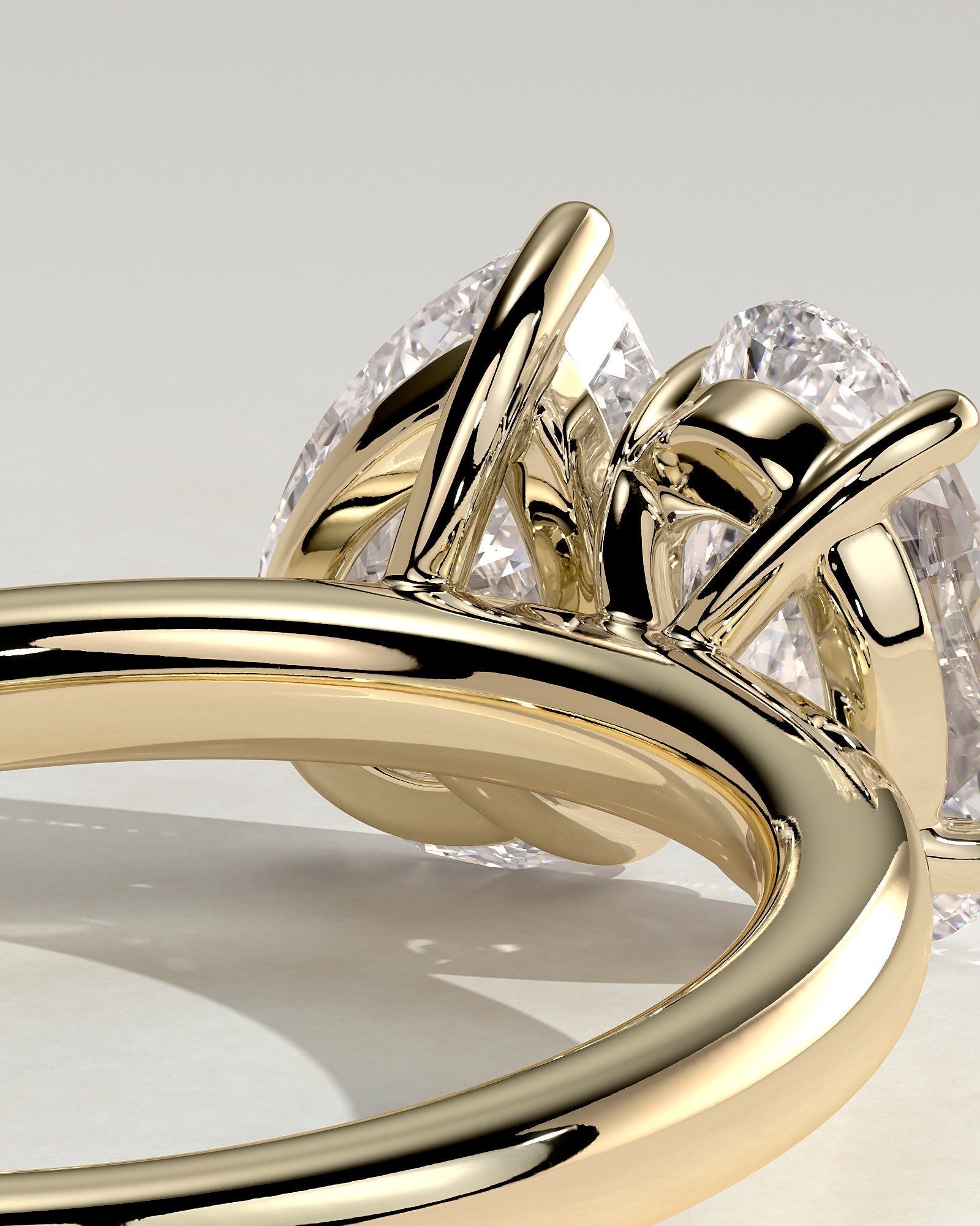 Round Halo, Pave & Split Shank Engagement Ring – 1.93 CT Lab Grown Diamond