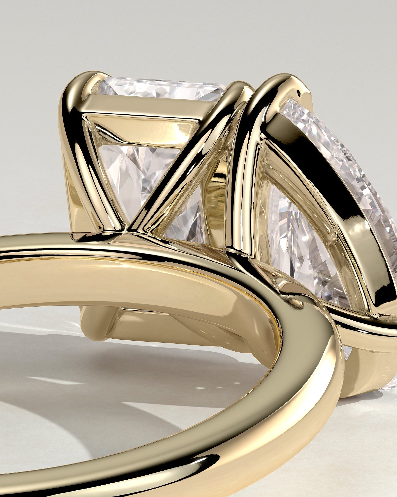 Round Halo, Pave & Split Shank Engagement Ring – 1.93 CT Lab Grown Diamond