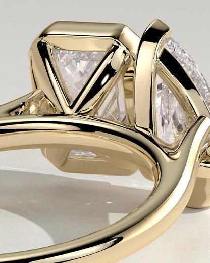 Round Halo, Pave & Split Shank Engagement Ring – 1.93 CT Lab Grown Diamond