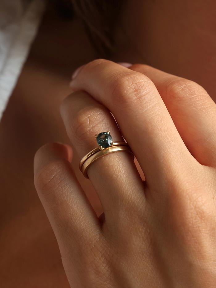 Marquise Cut Cluster Styled Lab Grown Wedding Band