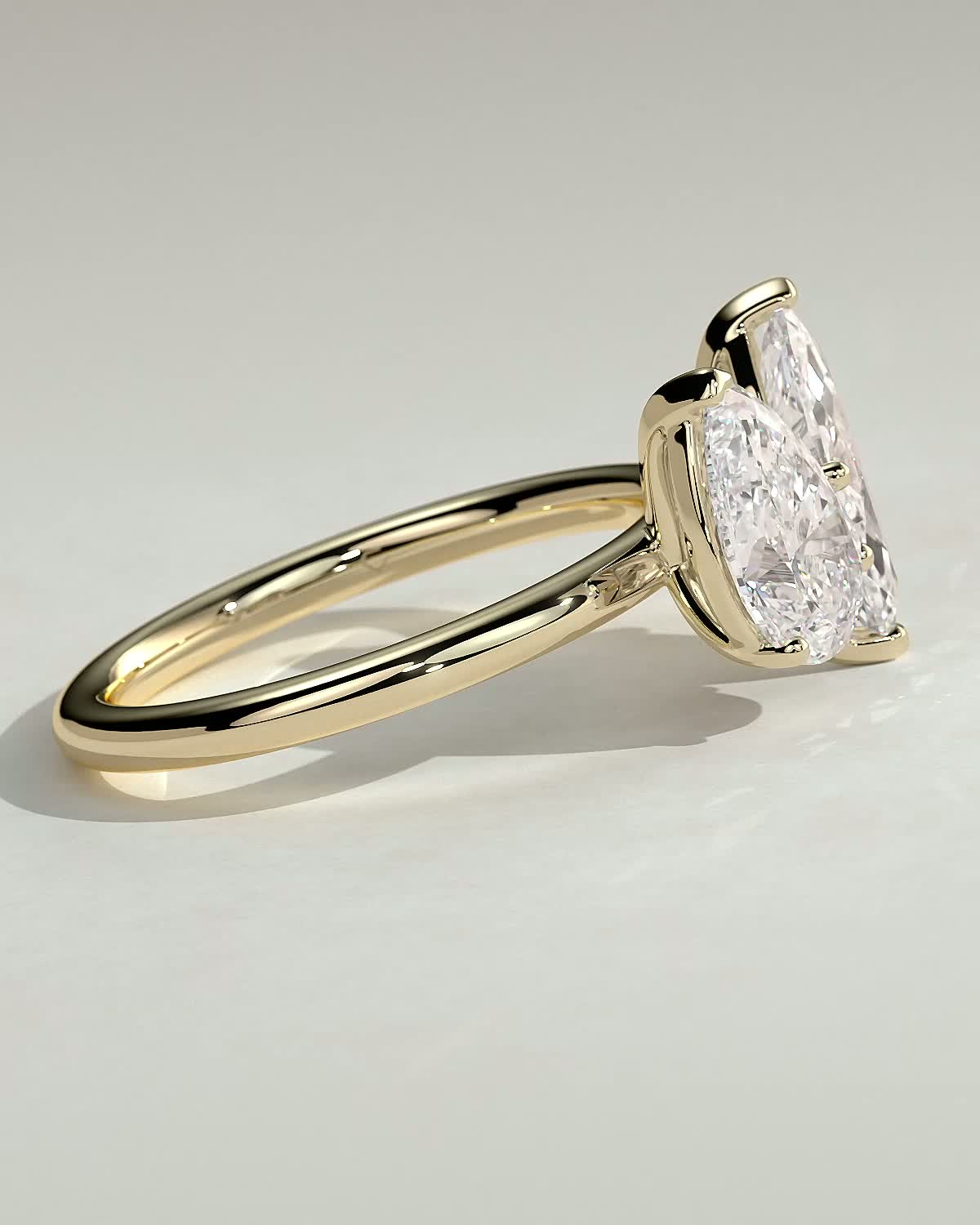 Round Halo, Pave & Split Shank Engagement Ring – 1.93 CT Lab Grown Diamond
