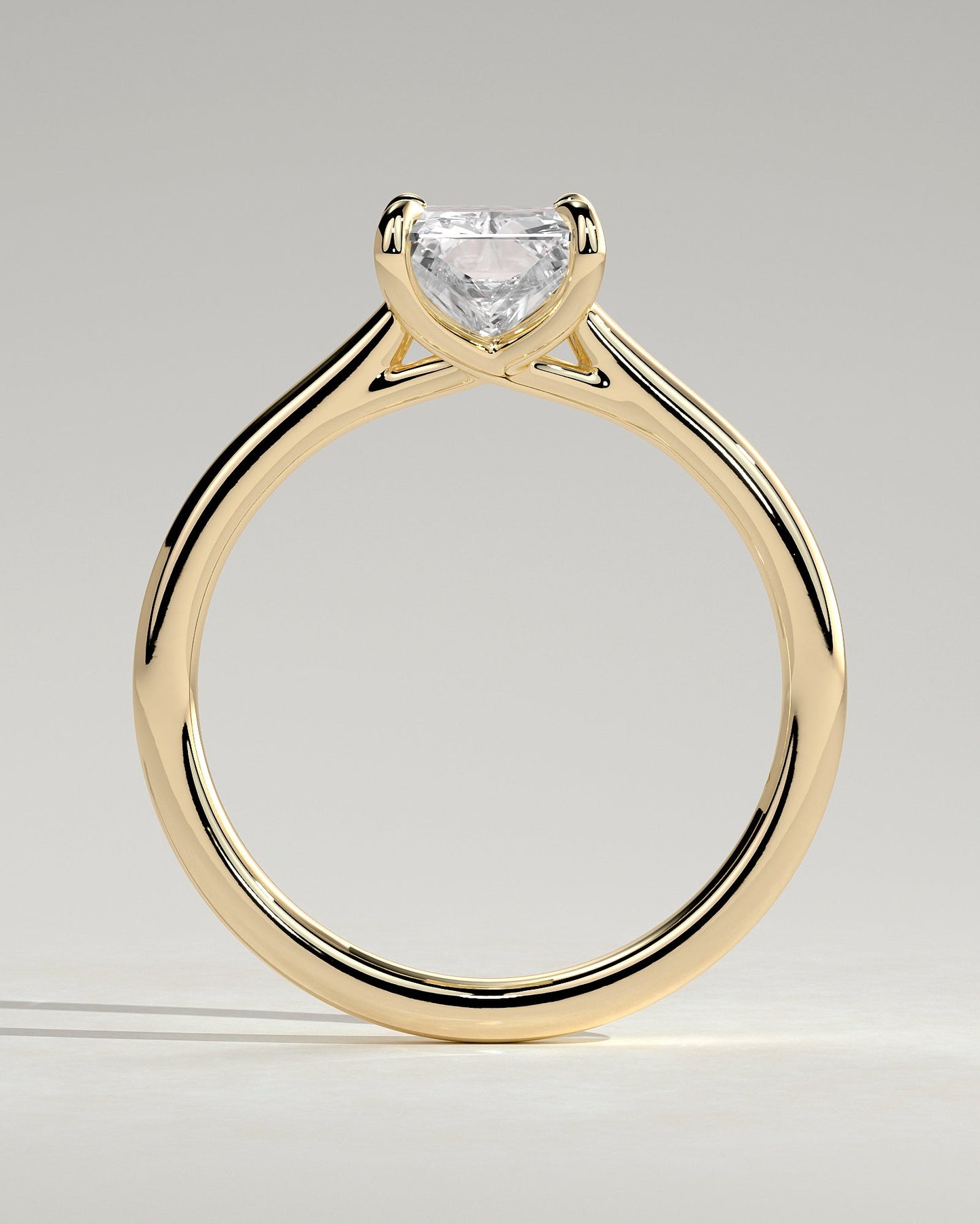 Radiant Solitaire Engagement Ring – 2 CT Lab Grown Diamond