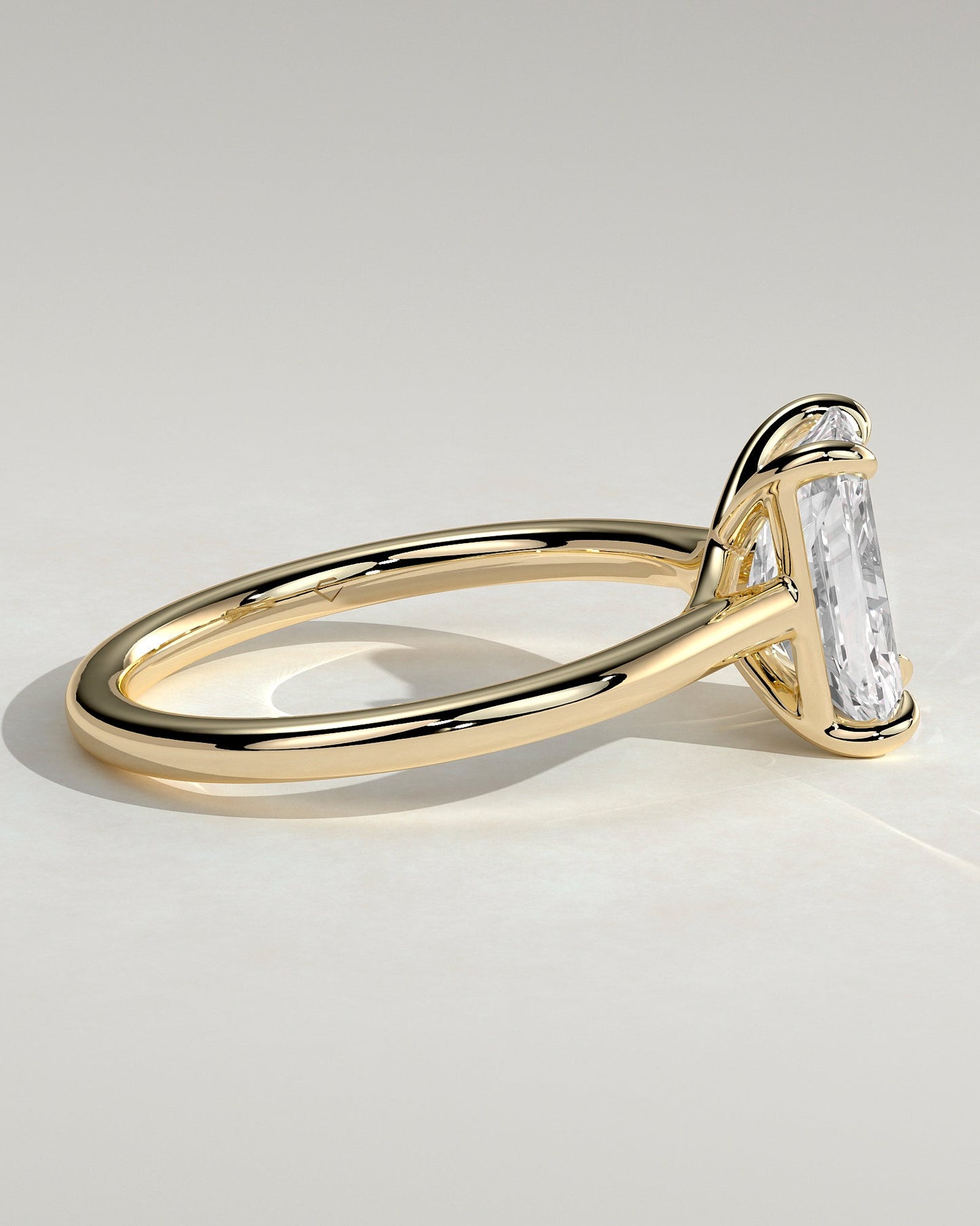 Radiant Solitaire Engagement Ring – 2 CT Lab Grown Diamond