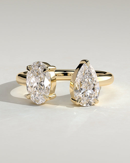 Round Halo, Pave & Split Shank Engagement Ring – 1.93 CT Lab Grown Diamond