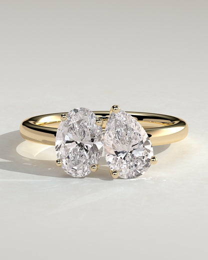 Round Halo, Pave & Split Shank Engagement Ring – 1.93 CT Lab Grown Diamond
