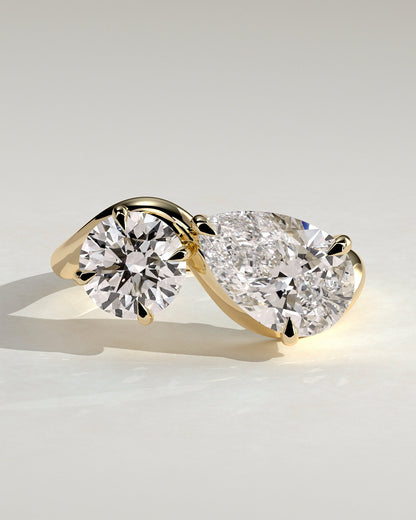 Round Halo, Pave & Split Shank Engagement Ring – 1.93 CT Lab Grown Diamond