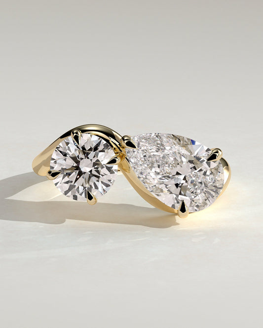 Round Halo, Pave & Split Shank Engagement Ring – 1.93 CT Lab Grown Diamond
