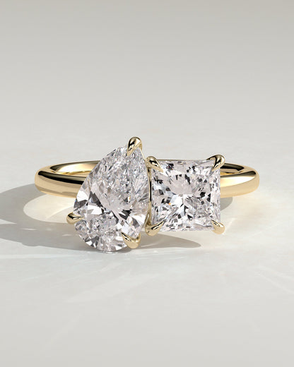 Round Halo, Pave & Split Shank Engagement Ring – 1.93 CT Lab Grown Diamond
