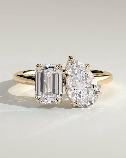 Round Halo, Pave & Split Shank Engagement Ring – 1.93 CT Lab Grown Diamond