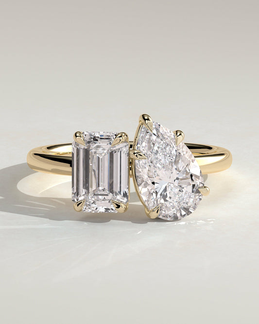 Round Halo, Pave & Split Shank Engagement Ring – 1.93 CT Lab Grown Diamond