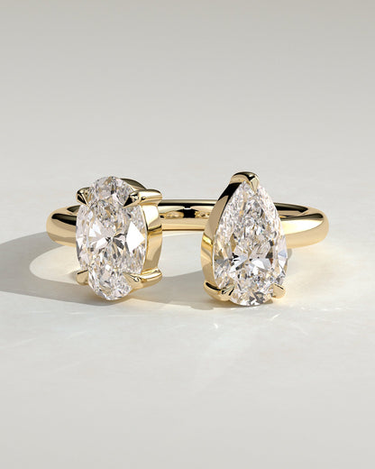 Round Halo, Pave & Split Shank Engagement Ring – 1.93 CT Lab Grown Diamond