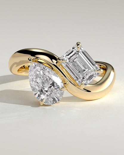 Round Halo, Pave & Split Shank Engagement Ring – 1.93 CT Lab Grown Diamond