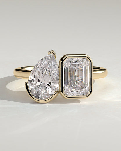 Round Halo, Pave & Split Shank Engagement Ring – 1.93 CT Lab Grown Diamond