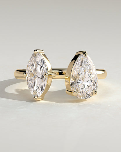 Round Halo, Pave & Split Shank Engagement Ring – 1.93 CT Lab Grown Diamond