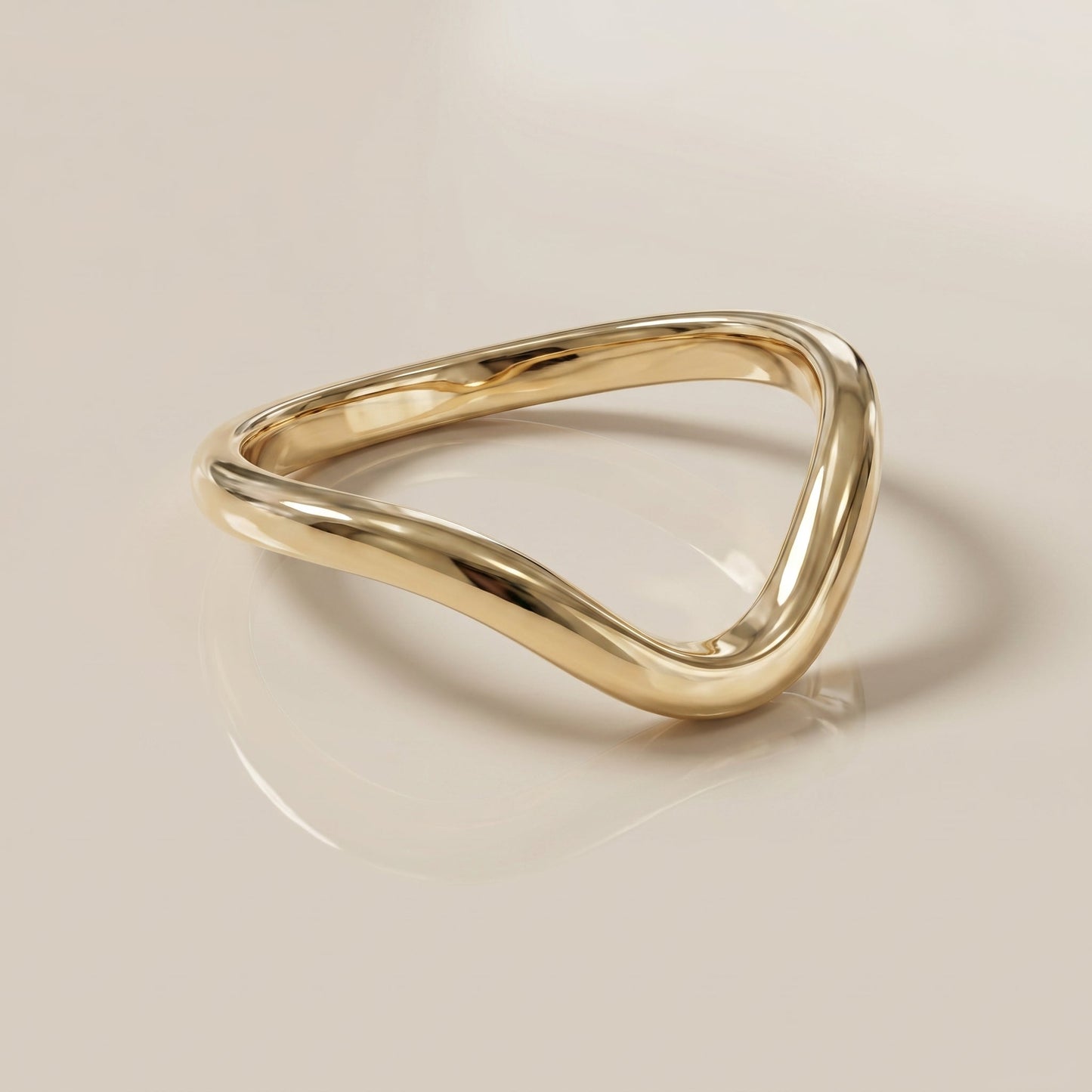 0.13 TCW Round Twisted Moissanite Wedding Band