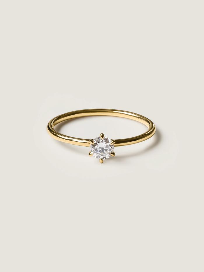 Marquise Cut Cluster Styled Lab Grown Diamond Engagement Ring