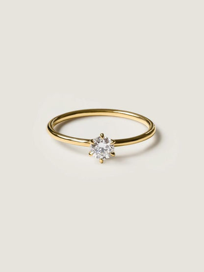 Marquise Cut Cluster Styled Lab Grown Diamond Engagement Ring