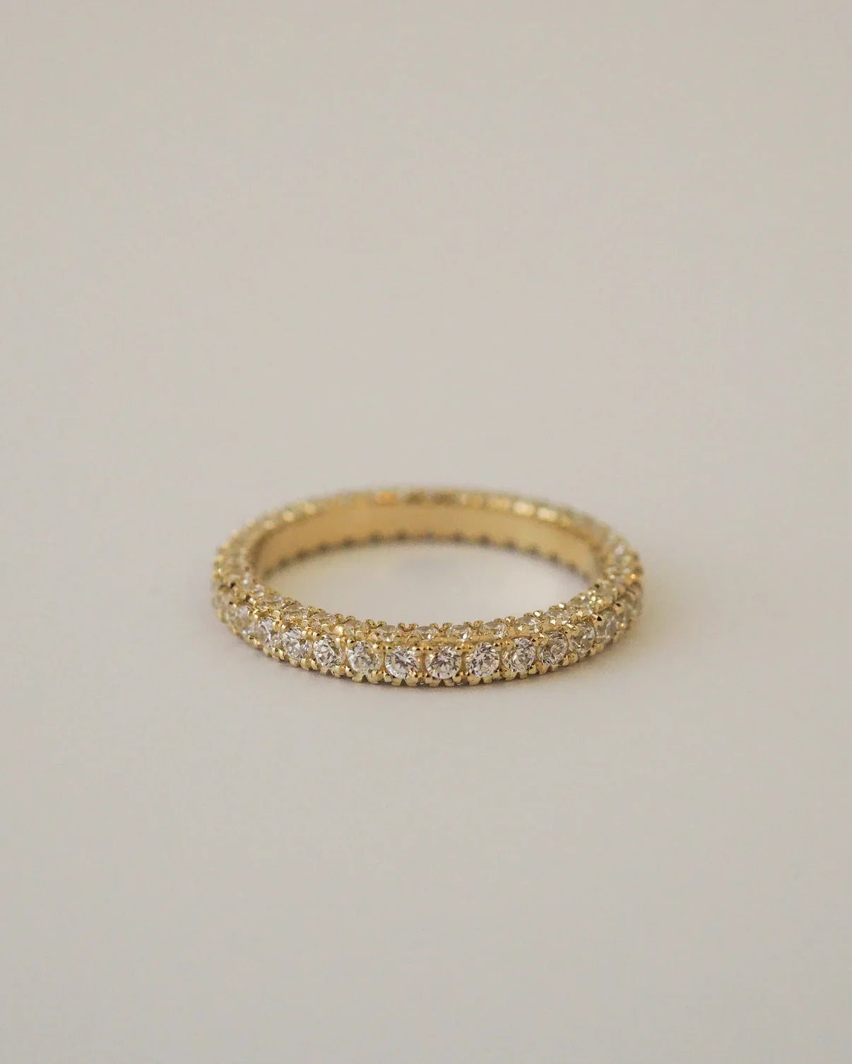1.08 TCW Round Twisted Moissanite Wedding Band