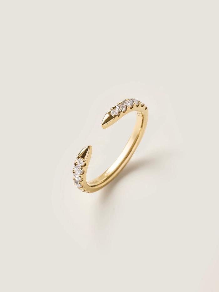 Marquise Cut Cluster Styled Lab Grown Wedding Band
