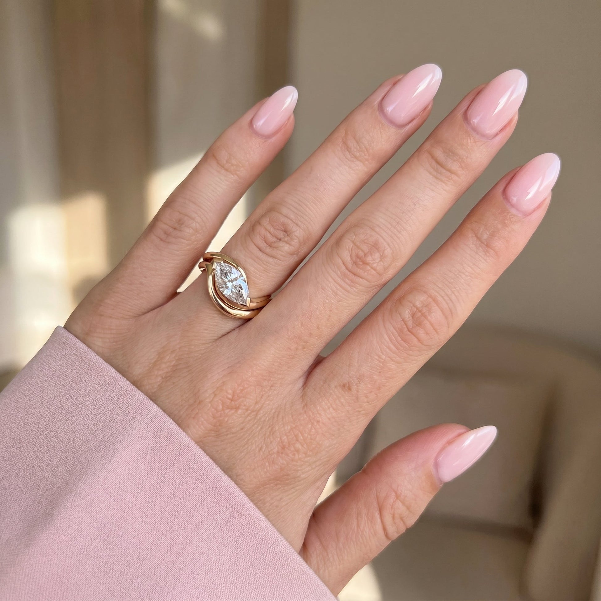 1.0 CT Round Solitaire Moissanite Diamond Bridal Ring Set