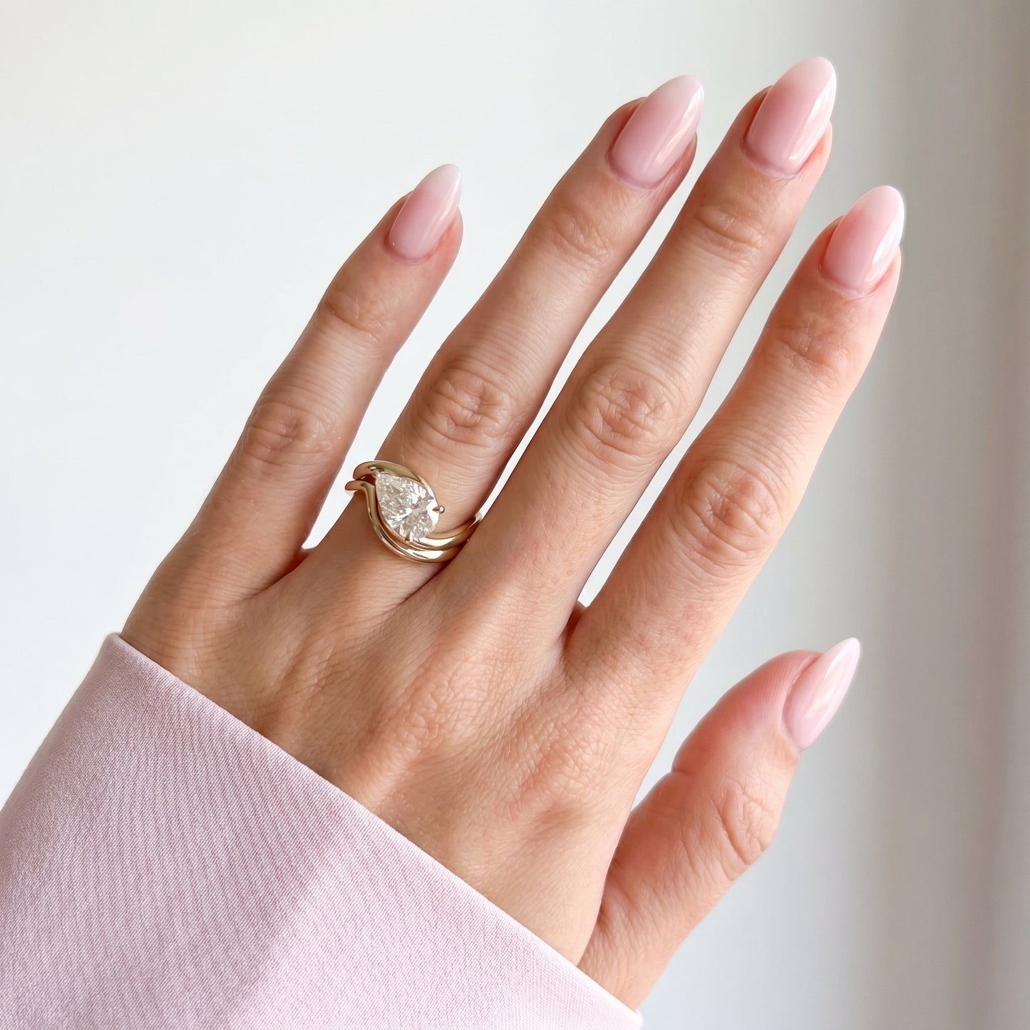 1.0 CT Round Solitaire Moissanite Diamond Bridal Ring Set