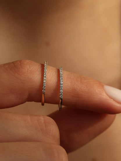 Marquise Cut Cluster Styled Lab Grown Wedding Band
