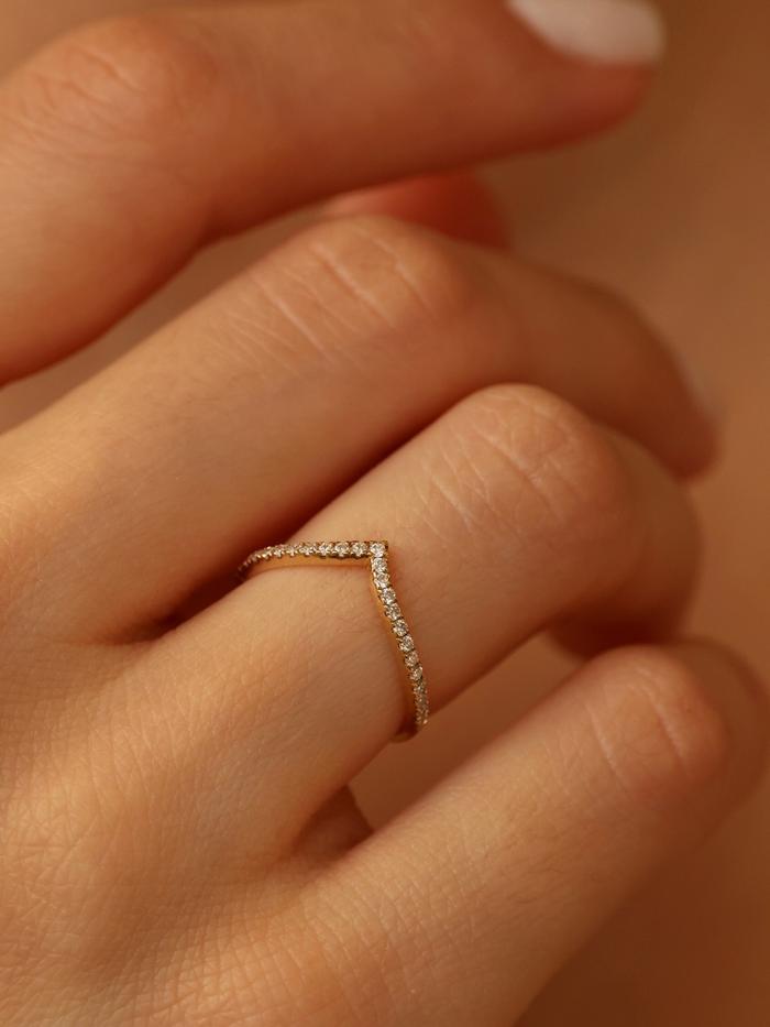 Marquise Cut Cluster Styled Lab Grown Wedding Band