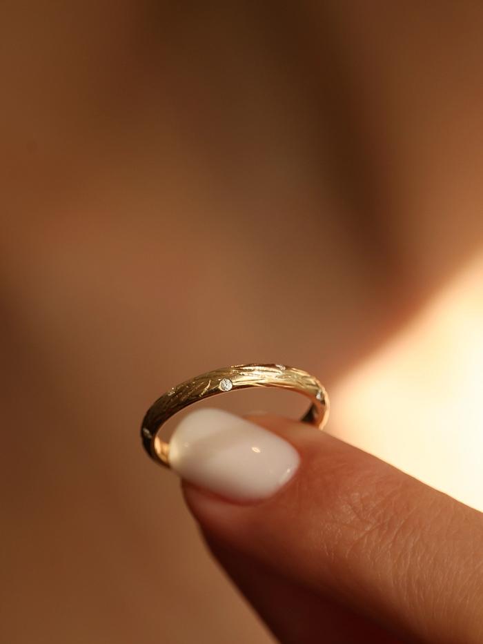 Marquise Cut Cluster Styled Lab Grown Wedding Band