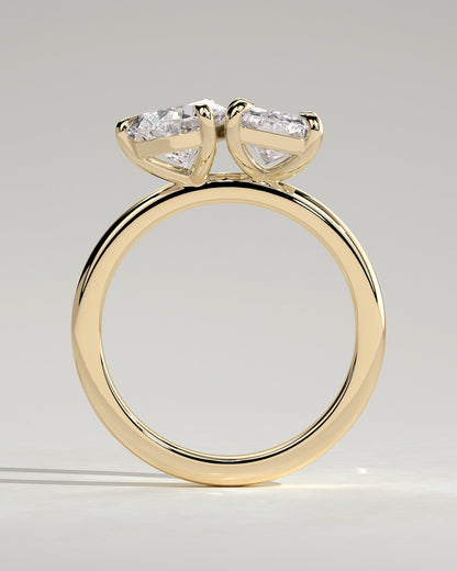 Round Halo, Pave & Split Shank Engagement Ring – 1.93 CT Lab Grown Diamond