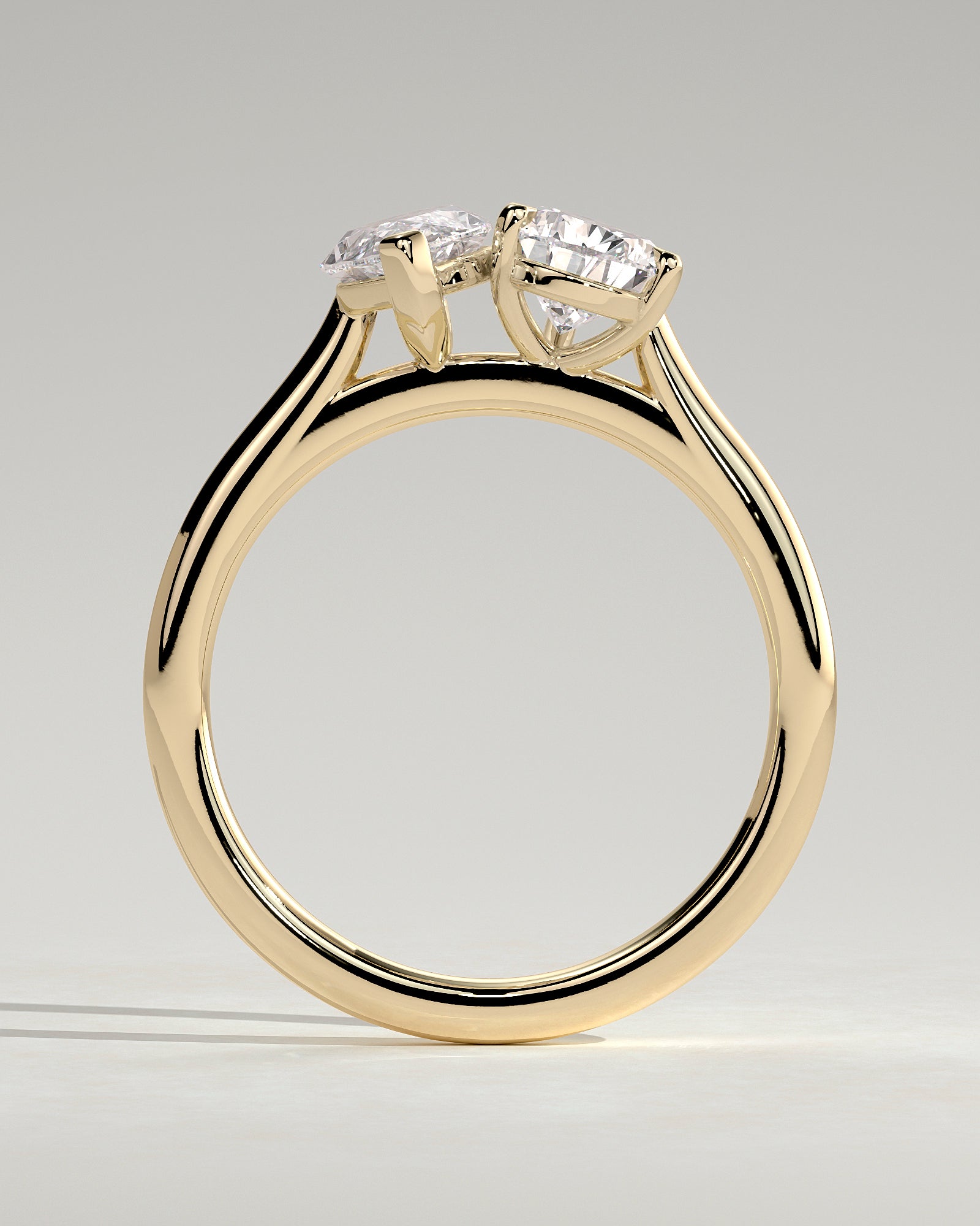 Round Halo, Pave & Split Shank Engagement Ring – 1.93 CT Lab Grown Diamond