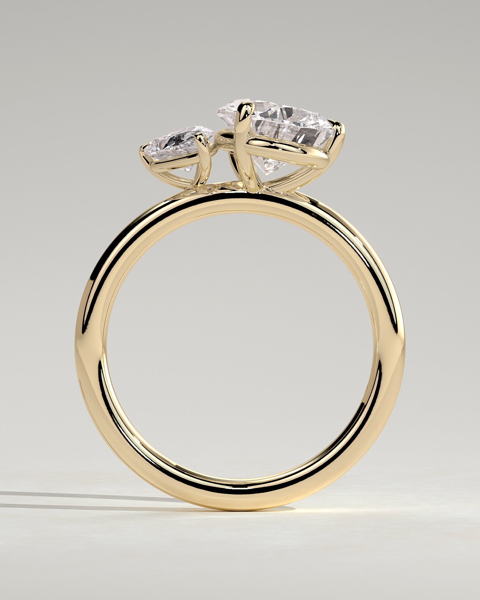 Round Halo, Pave & Split Shank Engagement Ring – 1.93 CT Lab Grown Diamond