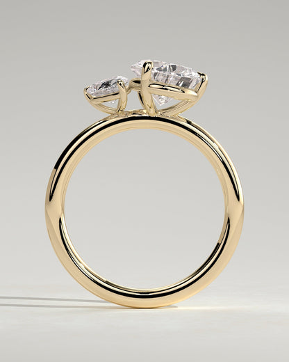 Round Halo, Pave & Split Shank Engagement Ring – 1.93 CT Lab Grown Diamond