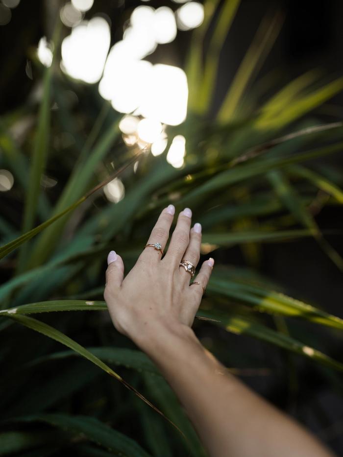 Marquise Cut Cluster Styled Lab Grown Wedding Band