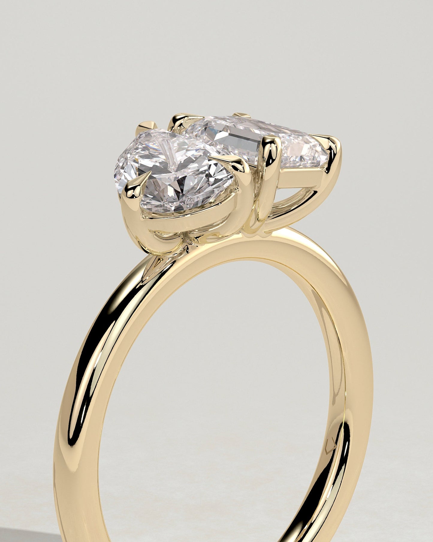 Round Halo, Pave & Split Shank Engagement Ring – 1.93 CT Lab Grown Diamond