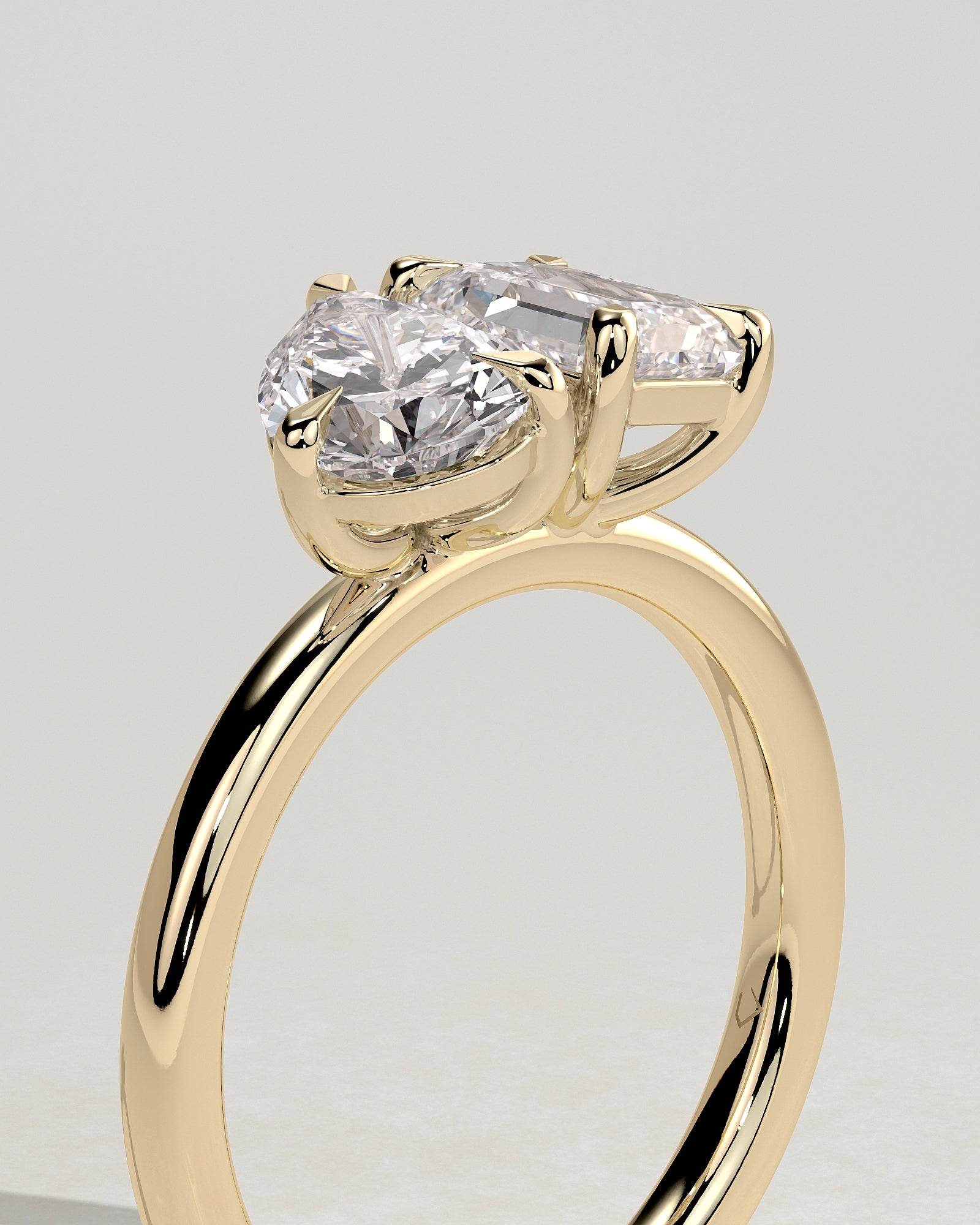 Round Halo, Pave & Split Shank Engagement Ring – 1.93 CT Lab Grown Diamond