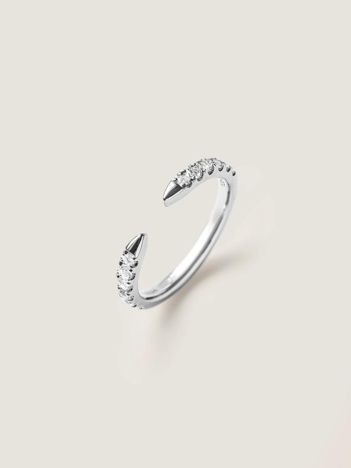 Marquise Cut Cluster Styled Lab Grown Wedding Band
