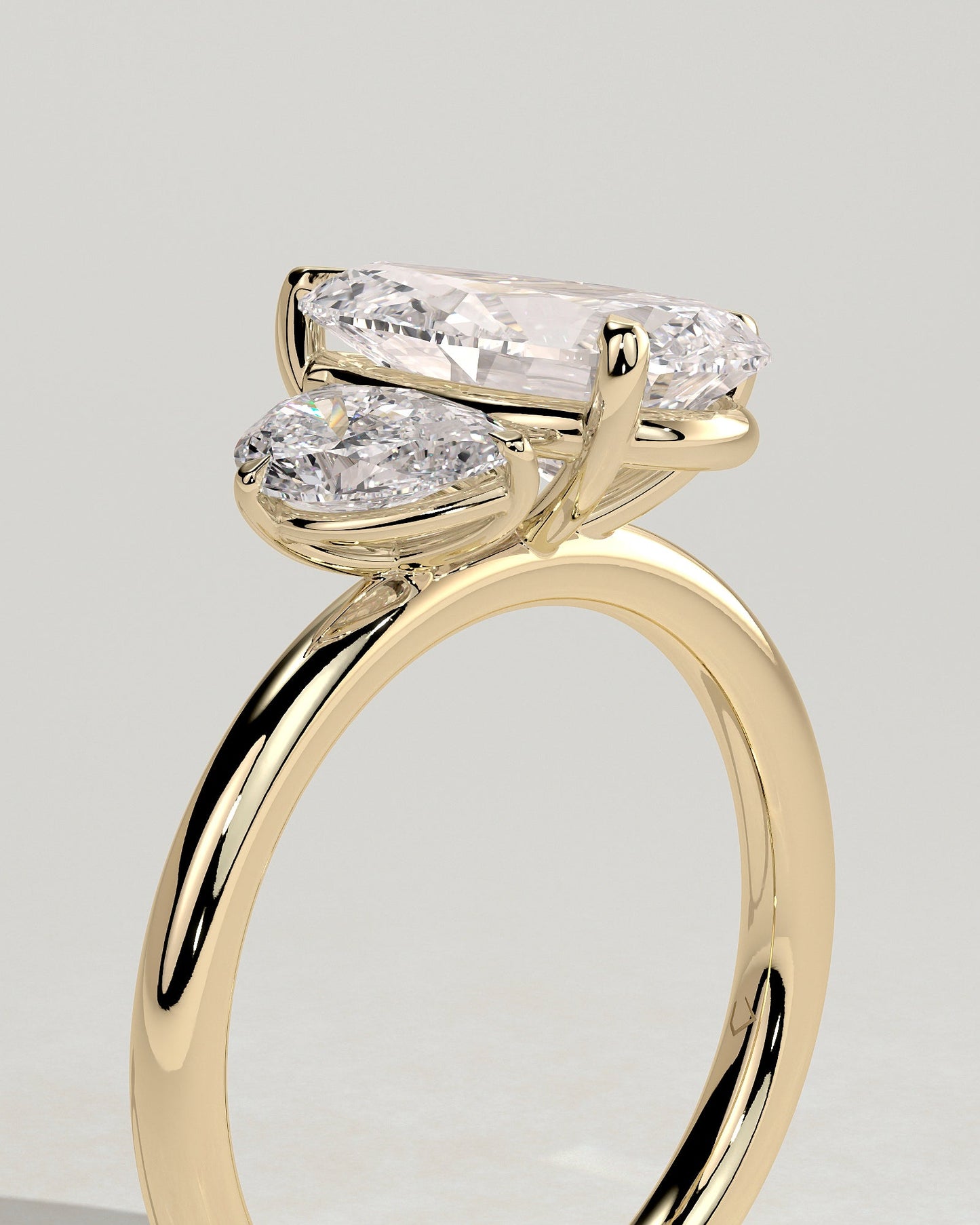 Round Halo, Pave & Split Shank Engagement Ring – 1.93 CT Lab Grown Diamond