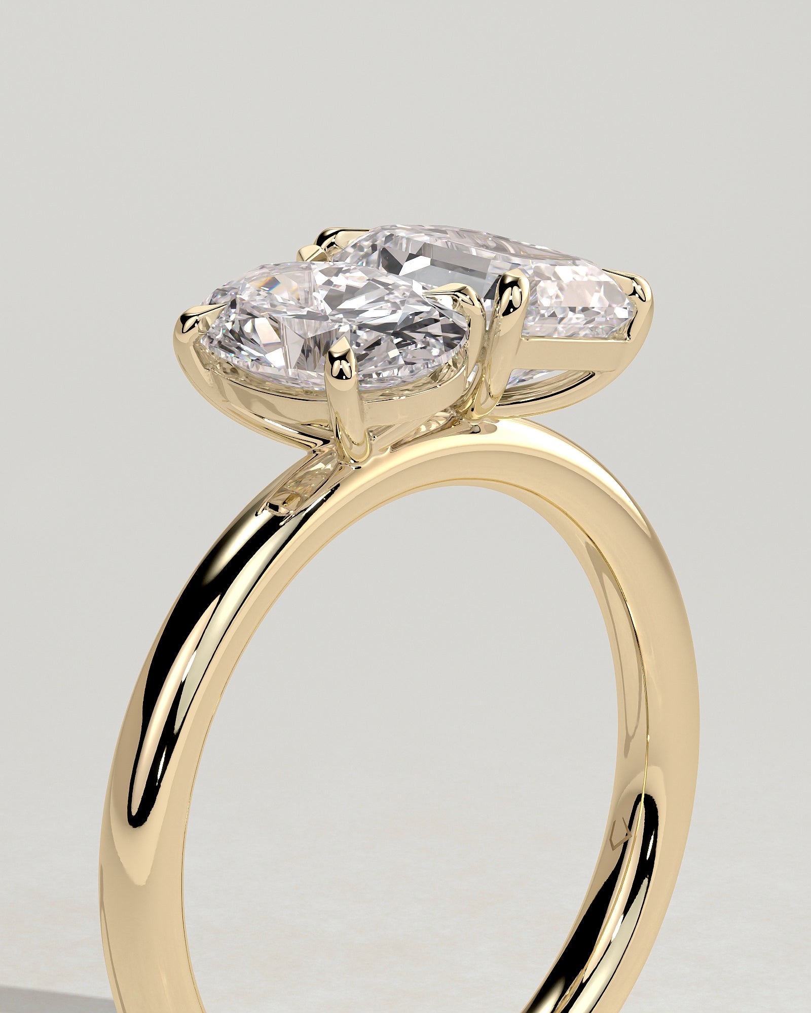 Round Halo, Pave & Split Shank Engagement Ring – 1.93 CT Lab Grown Diamond